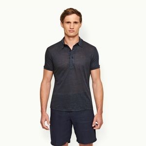 Orlebar Brown Gray Polo Shirt